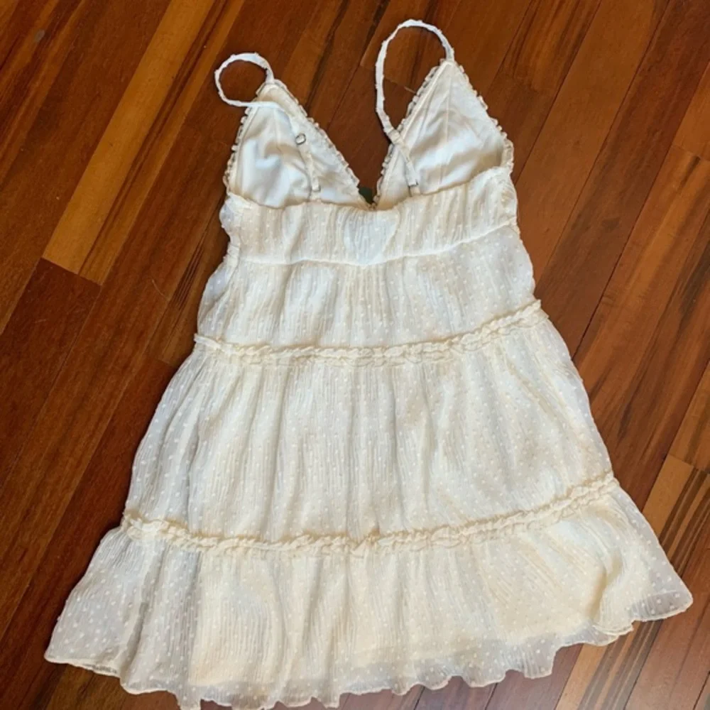 Wild Fable Linen Tiered Triangle Cup Dress - Picture 3 of 4